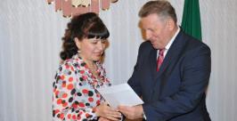 Торжественный прием к Дню учителя Валерий Спидлен