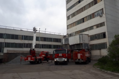 Пожар на заводе ЖБИ Пресс-служба ГУ МЧС России по Хабаровскому краю