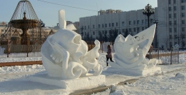 Снежные творения Анна Незнанова