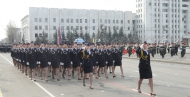 Парад Победы прошел в Хабаровске Анастасия Афанасенко