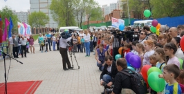 Открытие спортивного комплекса &quotГалактики&quot Илья Аверин