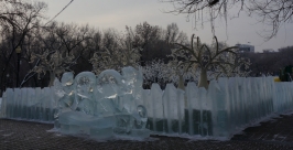 Дан старт XI городскому фестивалю ледового искусства &quotАмурский хрусталь&quot в Хабаровске корр. ИА AmurMedia 
