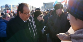 Более 10 тысяч дальневосточников собрались воедино в Хабаровске и поддержали жителей Крыма Роман Федоров