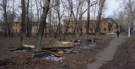 Комсомольск после зимы Анастасия Афанасенко