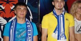 Свое новое лицо показал хабаровским болельщикам хоккейный клуб &quotАмур&quot Евгений Попов