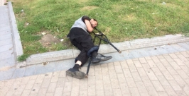 Бомжи оккупировали в Хабаровске площадь Славы корр. ИА AmurMedia