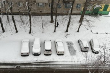 Снег в апреле ИА  AmurMedia