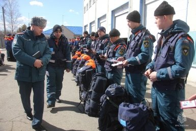 Аэромобильная группировка МЧС Хабаровского края приведена в готовность Предоставлено пресс-службой ГУ МЧС России по Хабаровскому краю