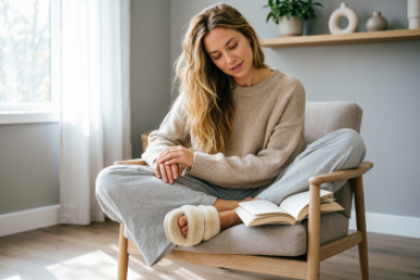 Забыла про массажиста — просто "роняю" плечи: одно легкое движение "разблокирует" шею