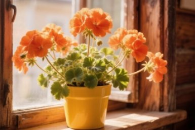 Гераням в апреле — необходимо: кидаю 1 таблетку в лейку — и бутоны лезут каждую неделю