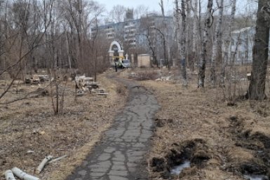 По нацпроекту в Комсомольске-на-Амуре началось благоустройство ещё одной территории