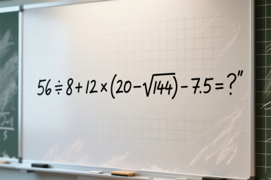 Этот пример доводит до дрожи даже отличников - а вы осилите? У вас 60 секунд