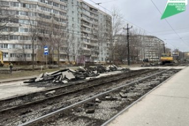 В Хабаровске ремонт дороги на улице Шеронова завершится в августе