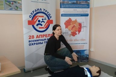 Хабаровские электрические сети присоединились к Всемирному дню охраны труда Предоставлено пресс-службой АО &quotДРСК&quot