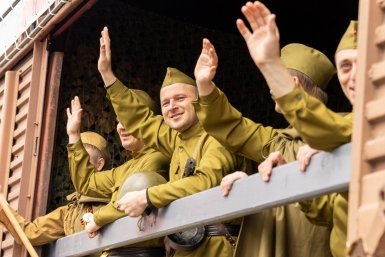 Ретропоезд "Победа" пройдёт праздничным маршрутом по Хабаровску - ГРАФИК