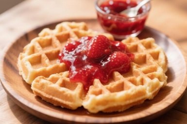 Вафли больше не покупаю: Разминаю банан, сыплю муку - вкусняшка готова через 5 минут