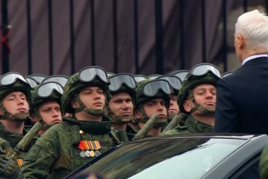 Уроженец Ессентуков принял участие в Параде Победы в Москве 9 Мая Скриншот прямой трансляции