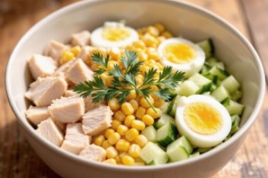 4 продукта в миску: Обалденный салатик готов за 5 минут, а "сметают" его - за 3