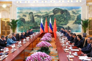 Российско-китайские переговоры в узком составе Владимир Смирнов, ТАСС, сайт www.kremlin.ru