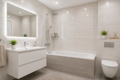 3 ложки в 500 мл воды - и плитка в ванной чище, чем в день покупки: один раствор вернет сияние