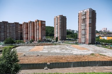 Площадка строительства на Снеговой Пади летом 2024 Илья Аверьянов, ИА PrimaMedia