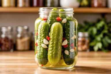 Маринованные огурцы с остринкой за 10 минут - лучшая закуска к шашлыку