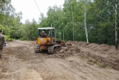 В Хабаровском крае начали благоустраивать территорию вокруг озера лотосов МАХ Сергея Будкина