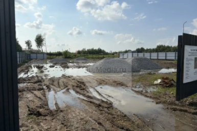 Ливни затормозили стройку очистных сооружений в селе Мирное Хабаровского края