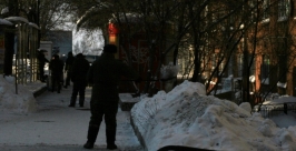 Военные на расчистке снега Александра Мельник