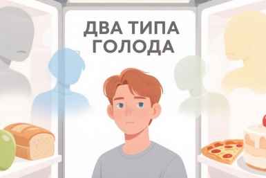 Два типа голода Создано при помощи ИИ