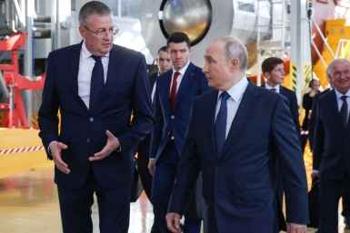 Владимир Путин посетил ССК &quotЗвезда&quot и поднялся на борт нового танкера-газовоза Дмитрий Феоктистов, ТАСС