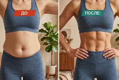 Вместо висячки на талии – рельефный пресс: 5 движений на полу поднимут живот за 21 день