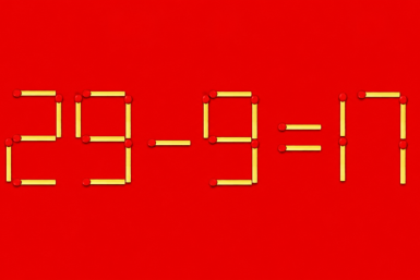 Решите 29 − 9 = 17, нужно просто переставить спичку - Тест
