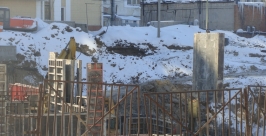 Даже зимой полным ходом идет стройка хабаровского Сквера &quotВоинской славы&quot Евгений Никитенко