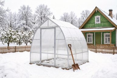 Арка или капля? Как выбрать теплицу, которая к весне не развалится