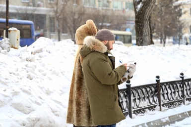 Жители Хабаровска напомнили Японии и всем остальным, что Курилы – русская земля Роман Федоров, корр. ИА AmurMedia