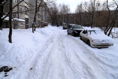 Борьба со снегом резко переходит в противостояние с водой в Хабаровске Роман Федоров, корр. ИА AmurMedia