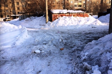 Дворы Хабаровска превращаются в одну большую помойку Роман Федоров, корр. ИА AmurMedia