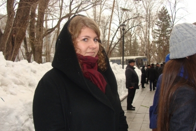  Алина Потихаева рассказывает о родной &quotдаманской&quot школе № 49 Ко Виктория, AmurMedia 