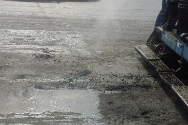 Асфальт в воду продолжат класть по всему Хабаровску Андрей Фокин