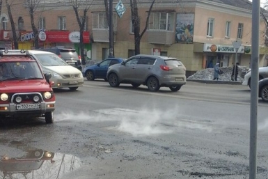 Асфальт в воду продолжат класть по всему Хабаровску Андрей Фокин