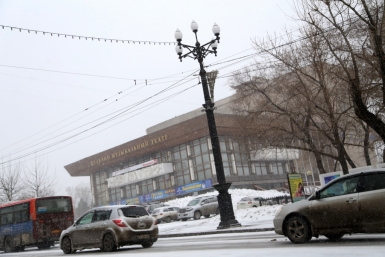 Мощный снежный циклон обрушился на Хабаровский край в разгар весны Роман Федоров, корр. ИА AmurMedia