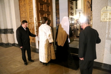 Тысячи верующих собрались на пасхальных богослужениях в хабаровских храмах Роман Федоров, корр. ИА AmurMedia