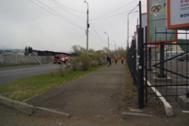 Пожар на складе Галина С.