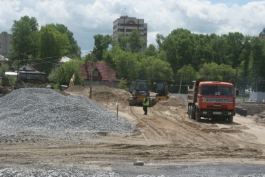 Строительство ул. Дикопольцева Александра Мельник