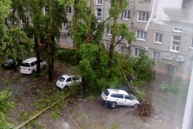 Последствия стихии Елена Гайворонюк