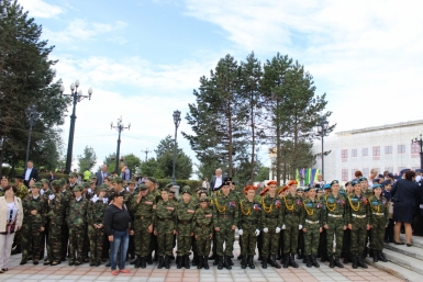 Состоялось торжественное открытие новой хабаровской площади &quotГород воинской славы&quot Евгений Никитенко, корр. ИА AmurMedia