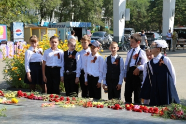 &quotБессмертный полк&quot прошел по Хабаровску в честь 70-летия со дня окончания II мировой войны Роман Федоров, корр. ИА AmurMedia