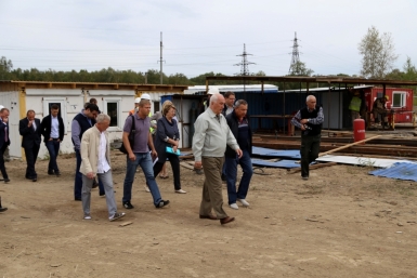 Мощную мусороперегрузочную станцию возводят в Хабаровске Роман Федоров, корр. ИА AmurMedia