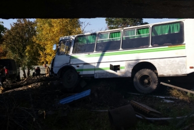 Авария со школьным автобусом  Отдел пропаганды ГИБДД